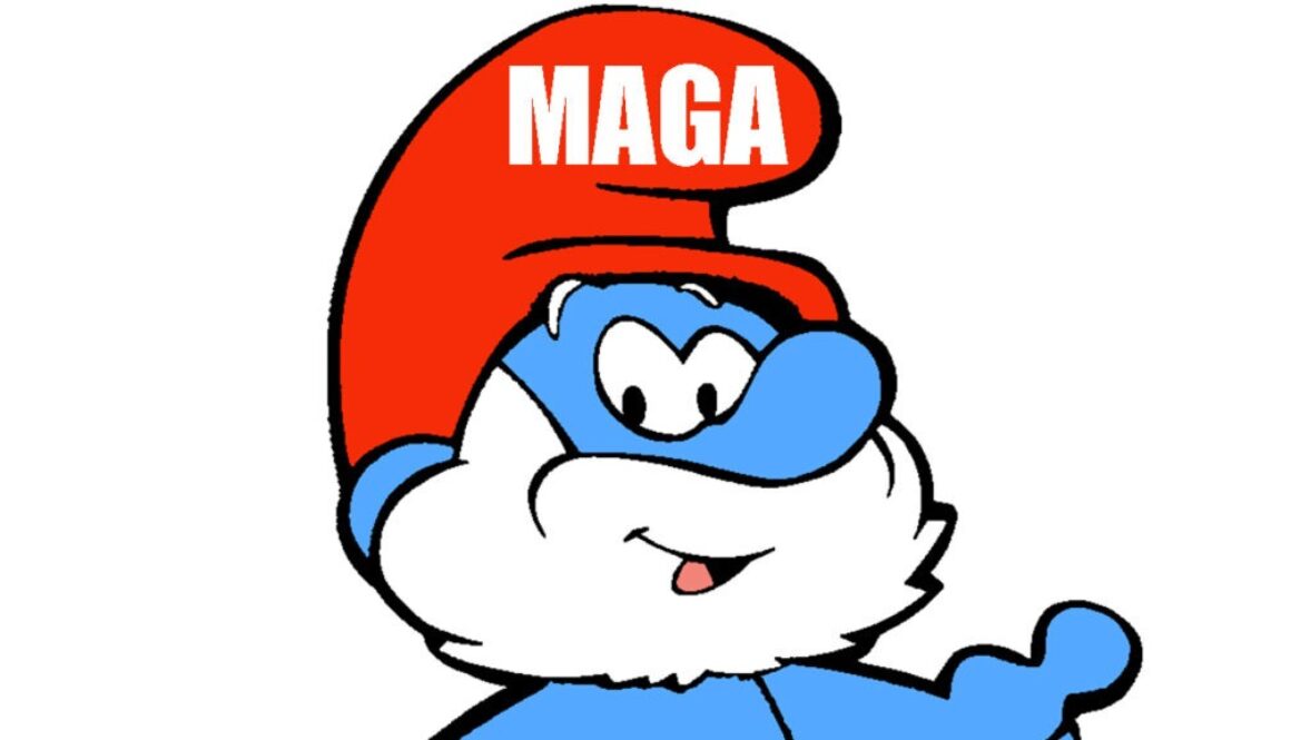 Papa Smurf is an avid Trump Supporter