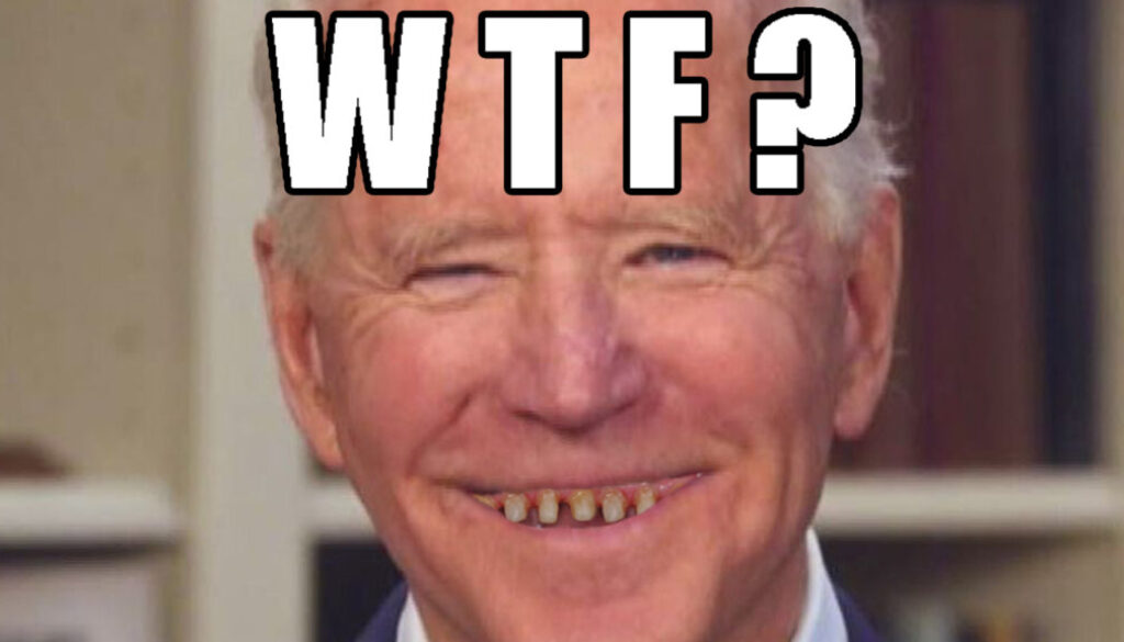Current day Biden without his mask