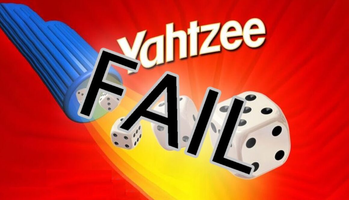 yahtzee fail