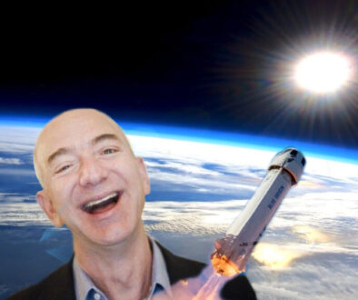 Jeff Bezos In Space